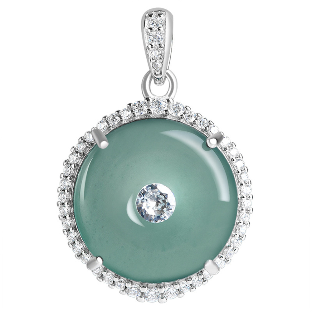 Natural Type A Untreated Icy Waxy Blue Watery Guatemalan Jadeite Safety Buckle Pendants,Blue Guatemala Jadeite Loose Pendant,DIY Jewelry Supplies