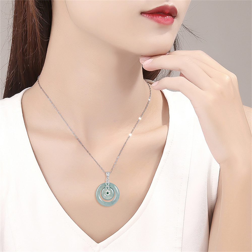 Natural Type A Untreated Icy Waxy Blue Watery Guatemalan Jadeite Safety Buckle Pendants,Blue Guatemala Jadeite Loose Pendant,DIY Jewelry Supplies