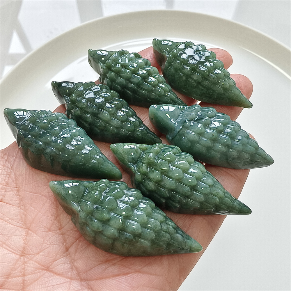 Certificated Natural Type A Untreated 46X20X12mm Dark Green Burmese Jadeite Pangolin Pendant,DIY Jewelry Supplies