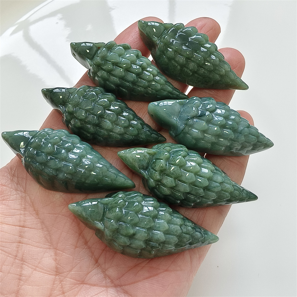 Certificated Natural Type A Untreated 46X20X12mm Dark Green Burmese Jadeite Pangolin Pendant,DIY Jewelry Supplies