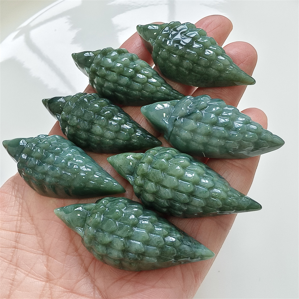 Certificated Natural Type A Untreated 46X20X12mm Dark Green Burmese Jadeite Pangolin Pendant,DIY Jewelry Supplies