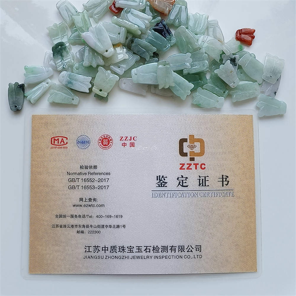 10pcs Natural Certificated Type A 13-18X8-13X3mm Icy Green White Yellow Red Burmese Jadeite Tulip Pendant,Tulip Charms,DIY Jewelry Supplies