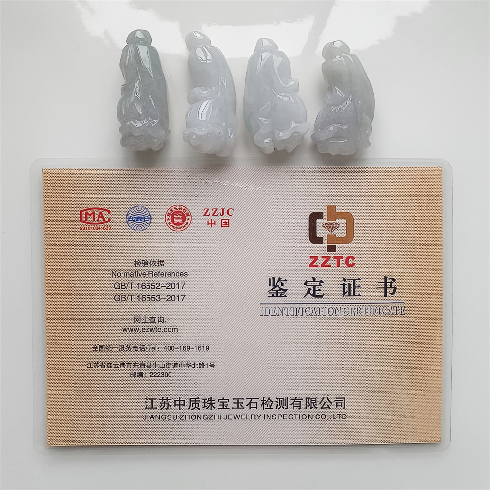 Natural Certificated Type A 35-40X16-19X12mm Watery White Burmese Jadeite Cabbage Pendant,Myanmar Jadeite Pendant,DIY Jewelry Supplies