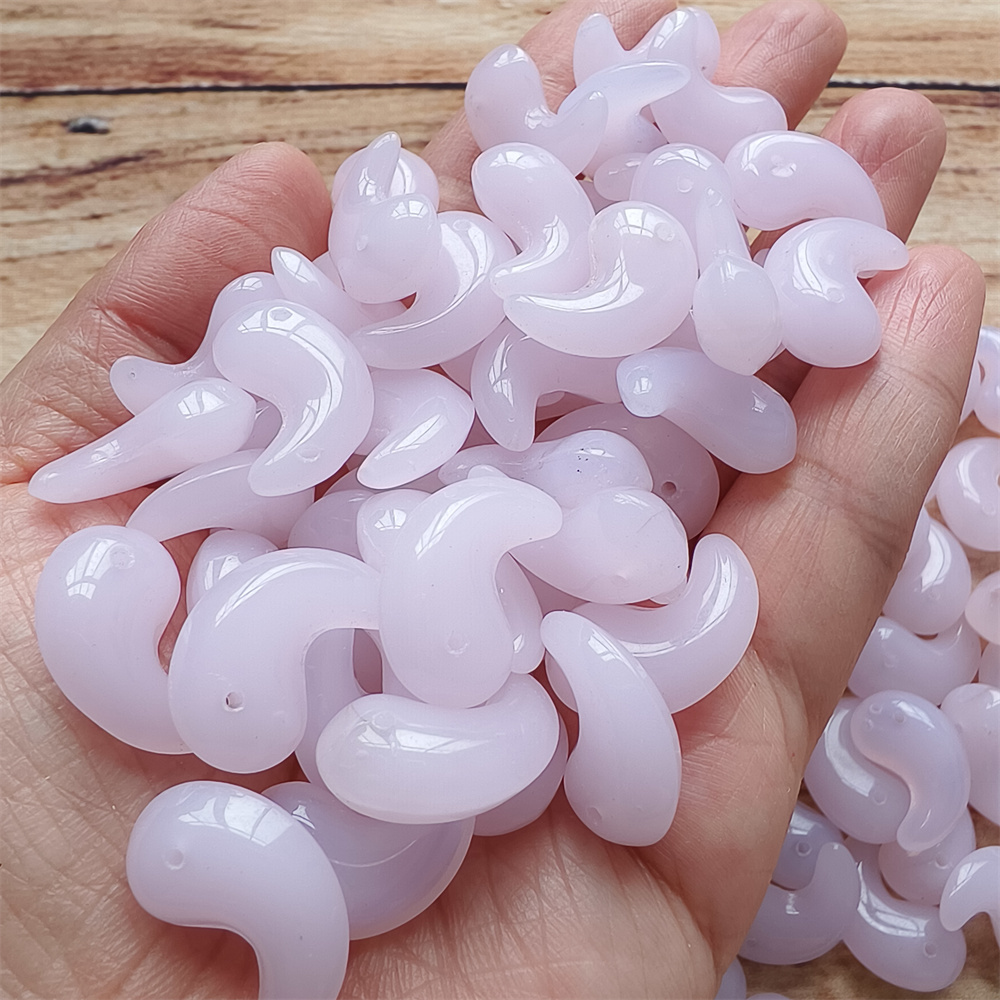 20pcs Natural Pink Dyed Quartz 50X14X8mm Magatama Pendant,Pink Magatama Pendant,DIY Jewelry Supplies