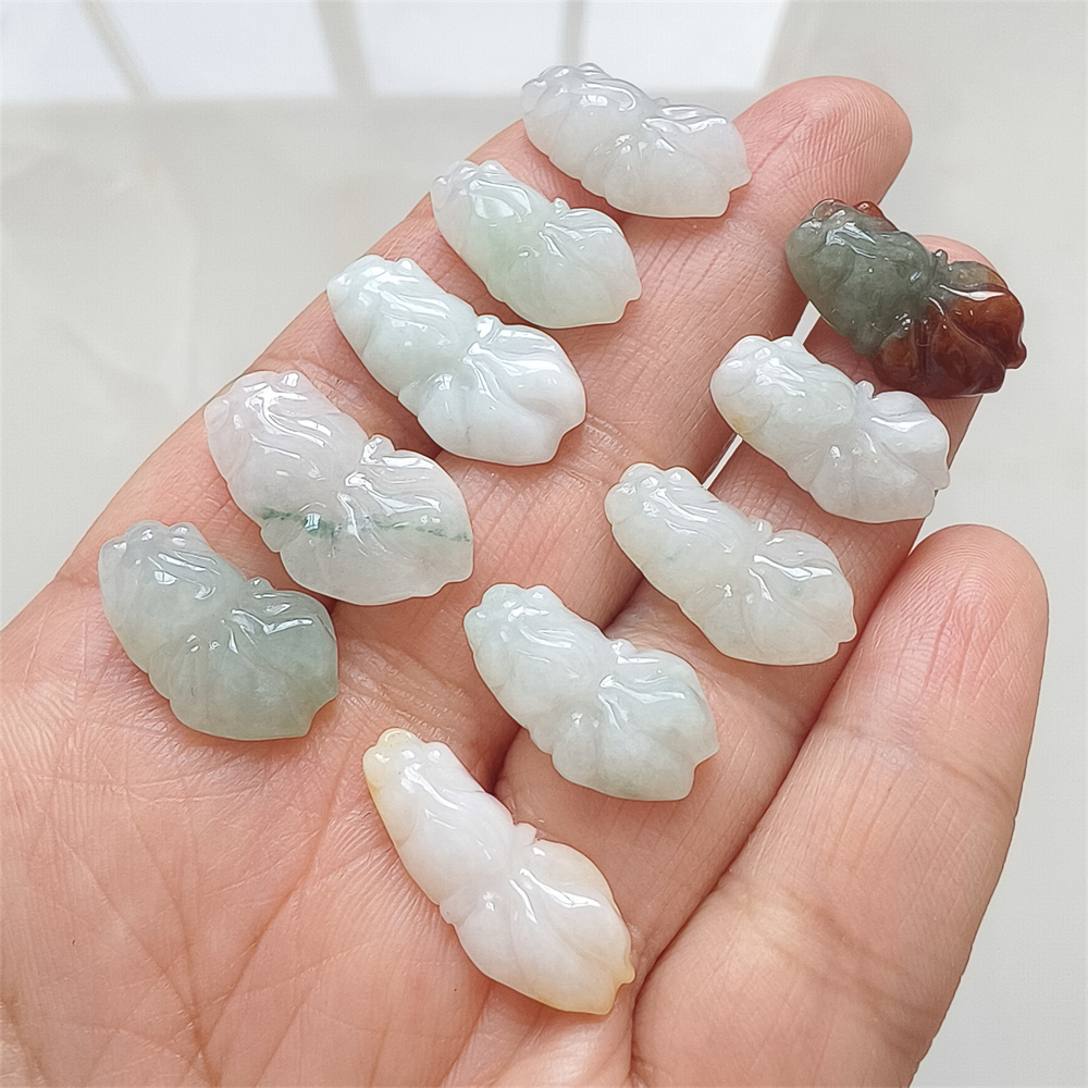 5pcs Natural Certificated Yellow Color Heated 19-23X9-13X4-8mm Gold Fish Pendant,Multi Color Jadeite Pendants