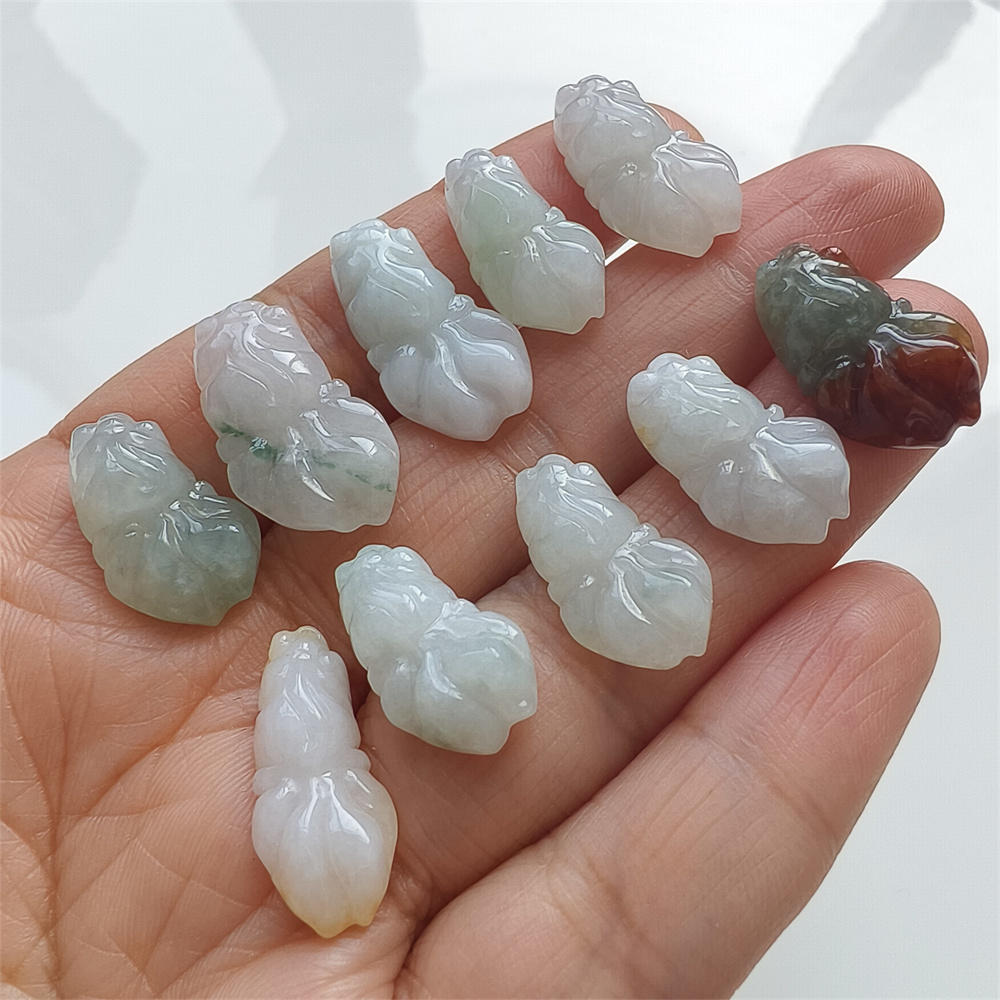 5pcs Natural Certificated Yellow Color Heated 19-23X9-13X4-8mm Gold Fish Pendant,Multi Color Jadeite Pendants