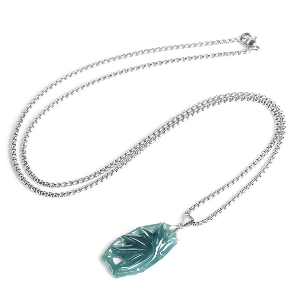 DDP | Natural Certificated Type A 37X16.5X5mm Untreated Icy Waxy Blue Watery Guatemalan Jadeite Filigree Bamboo Pendant ,Amulet Pendant,DIY Jewelry Supplies