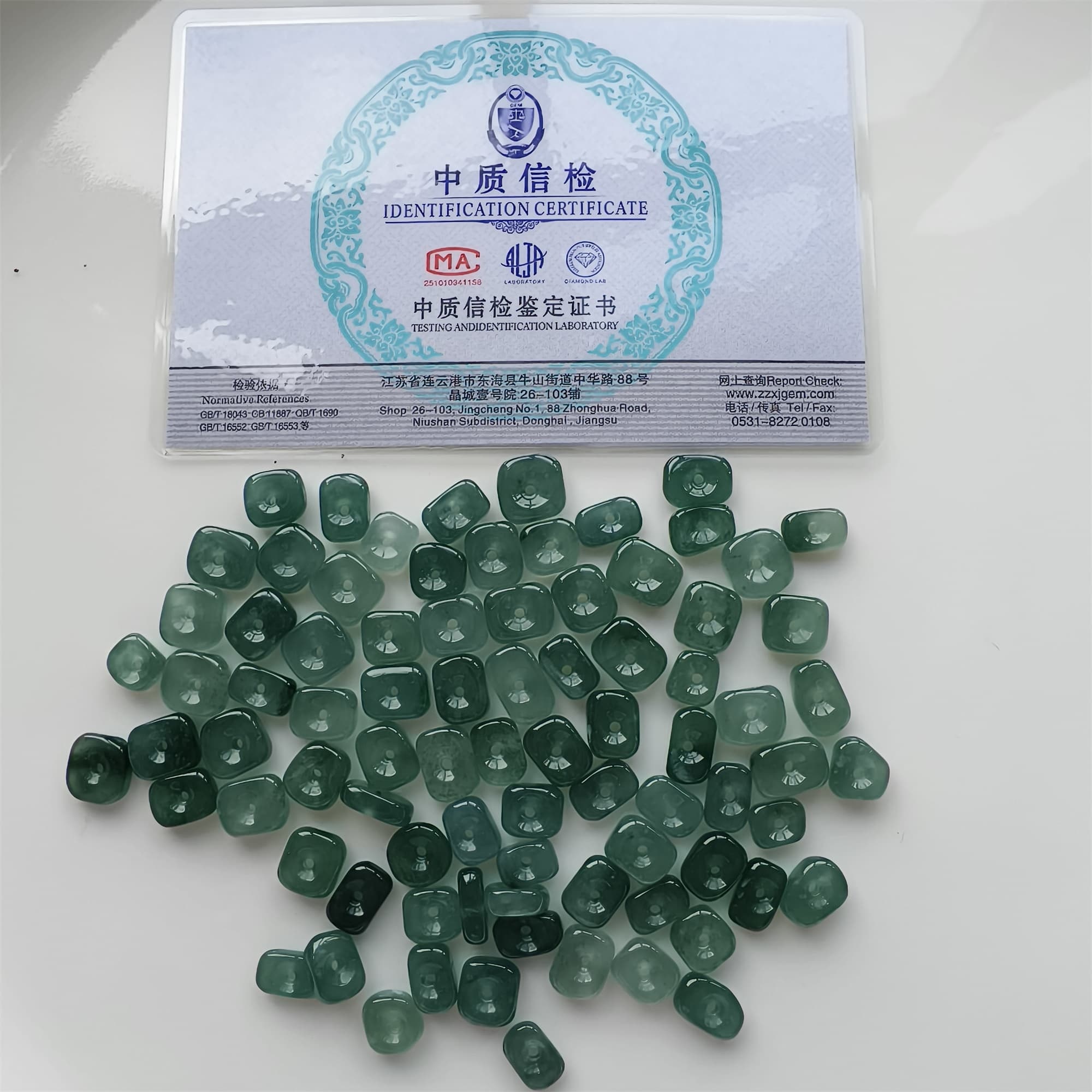 DDP 5pcs 7-12mm Natural Certificated Type A Blue Guatemalan Jadeite Irregular Beads