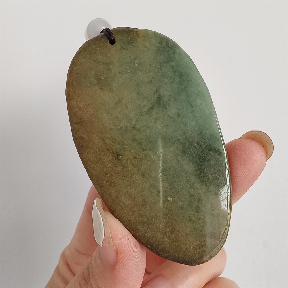 DDP 67.5mm Natural Certificated Yellow Green Burmese Jadeite Buddha And 悟道Pendant