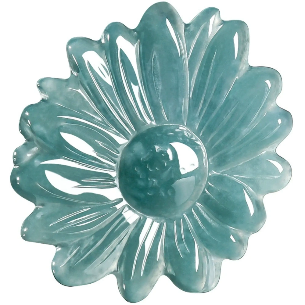 DDP 35mm Natural Certificated Type A Untreated Icy Blue Watery Guatemalan Chrysanthemum Pendant