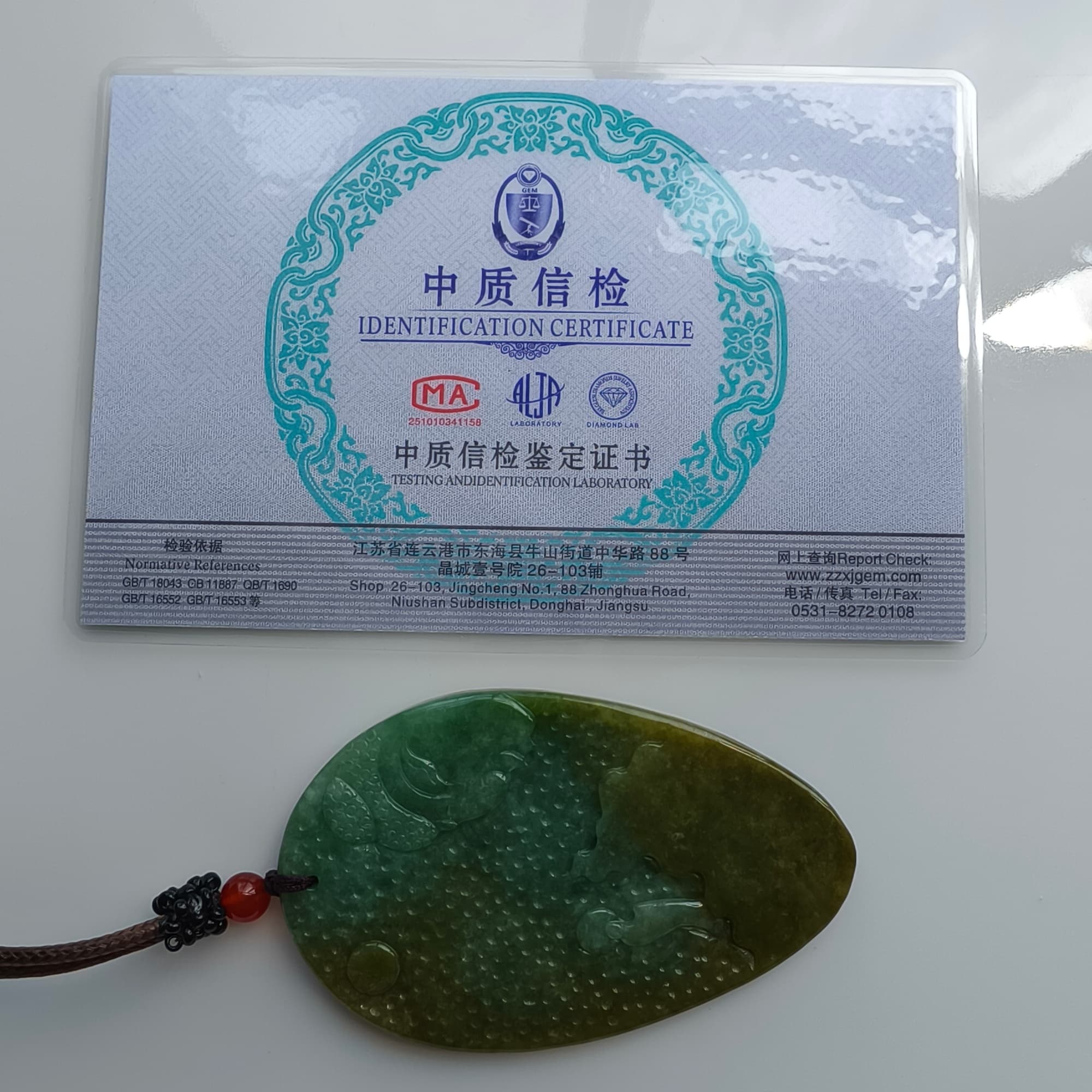 DDP 72.5mm Natural Type A Untreated Green Yellow Burmese Jadeite Buddha Amulet Pendant