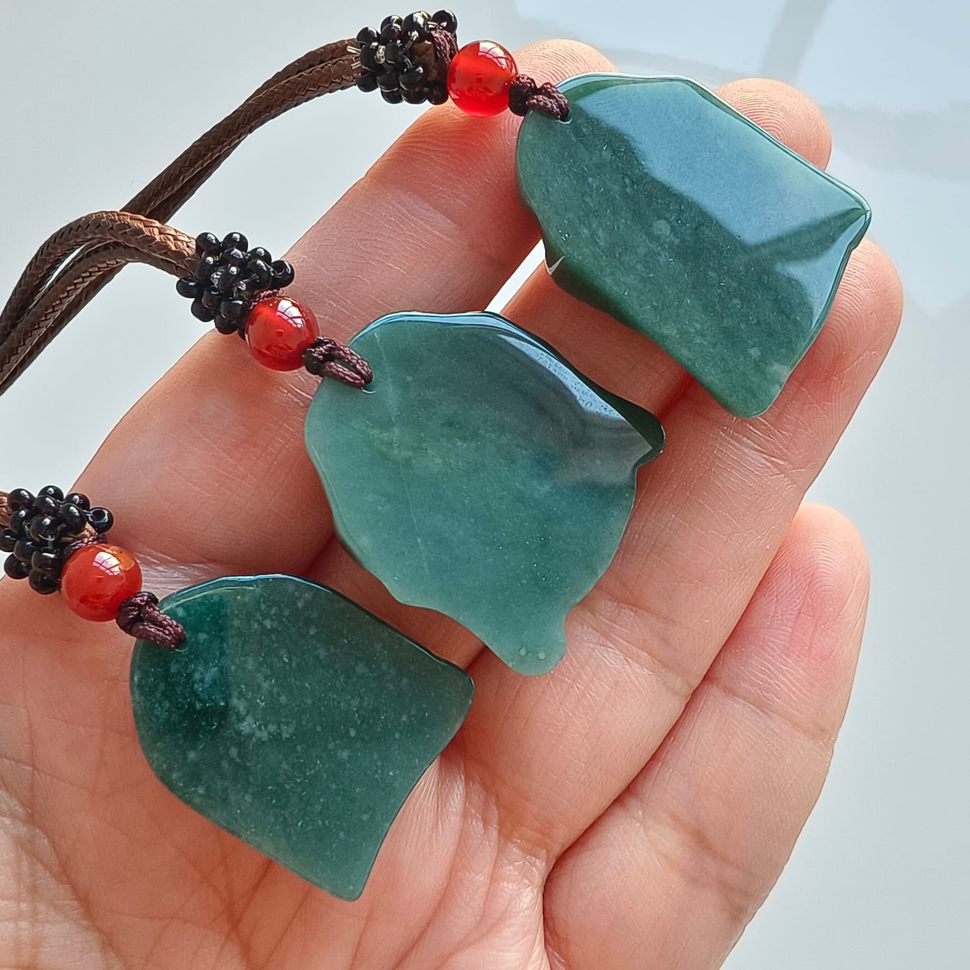 DDP 24-30mm Natural Certificated Type A Blue Guatemalan Jadeite Buddha Amulet Pendant