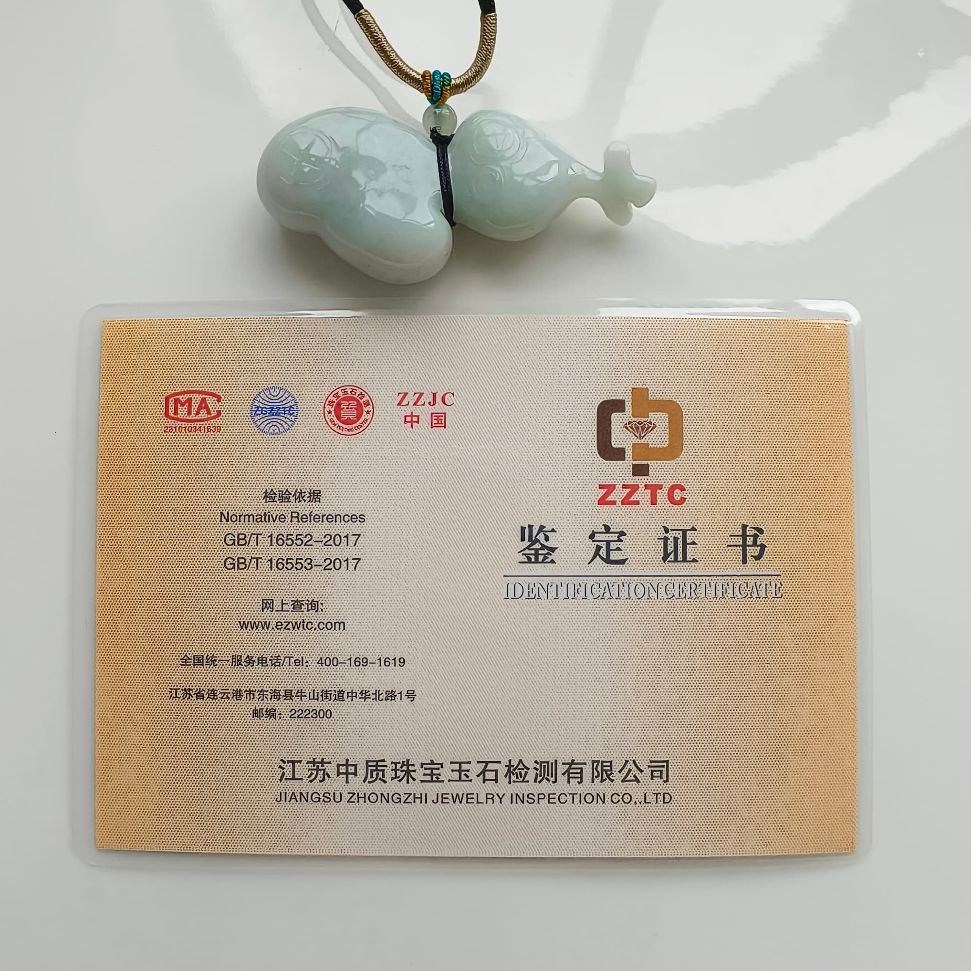 DDP 65mm Unique Natural Certificated Type A Untreated Green Burmese Jadeite Gourd Pendants