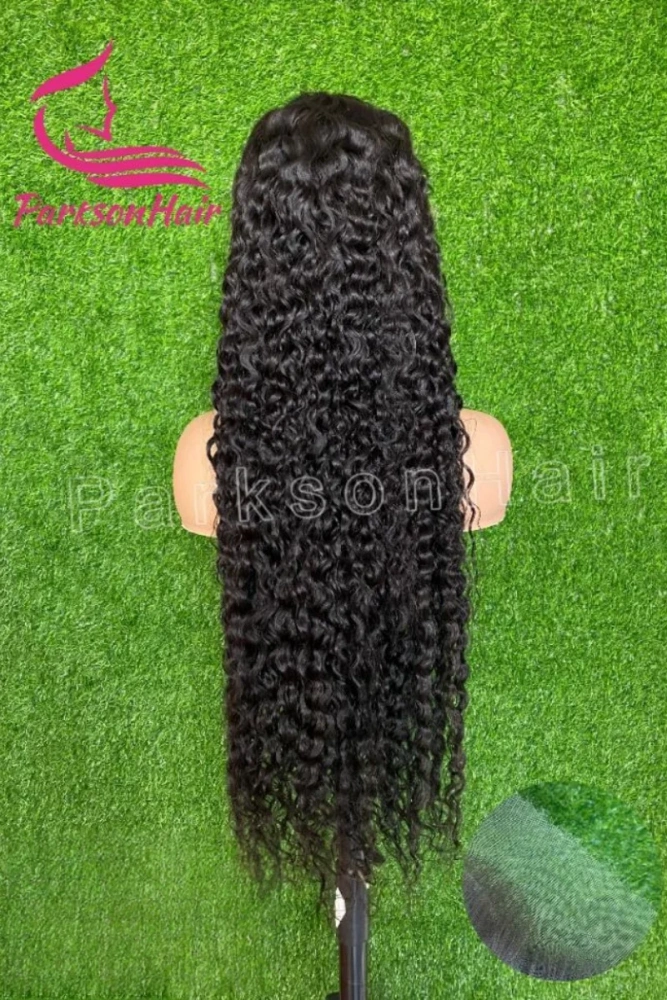 HD Lace Water Wave Human Hair Wig 13x4 HD Human Hair Lace Frontal Wigs Pre-Plucking Brazilian 200% Density Lace Front Curly Wig