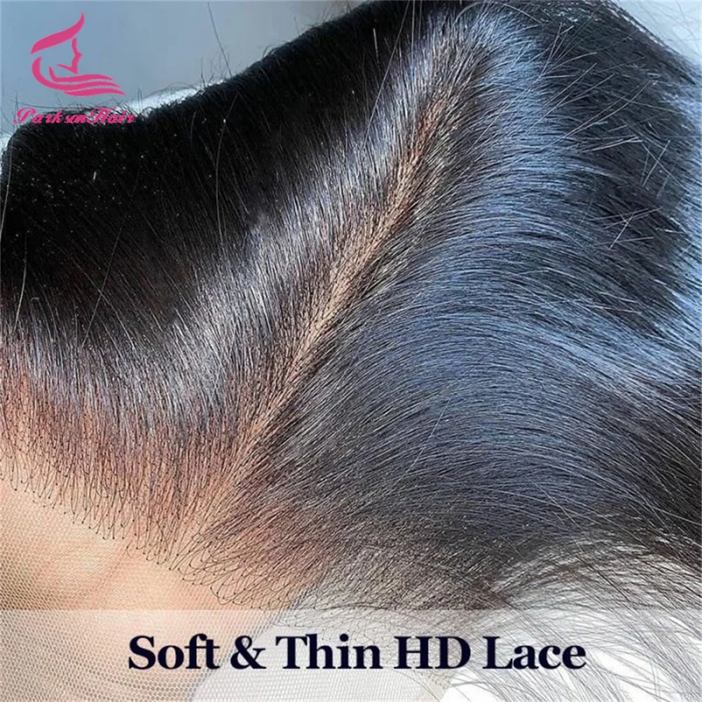 100% HD 13x4 Human Hair Full Lace Frontal Wigs Natural Wave Human Hair Wig Loose Deep Wave HD Lace Wig For Women 200% Density