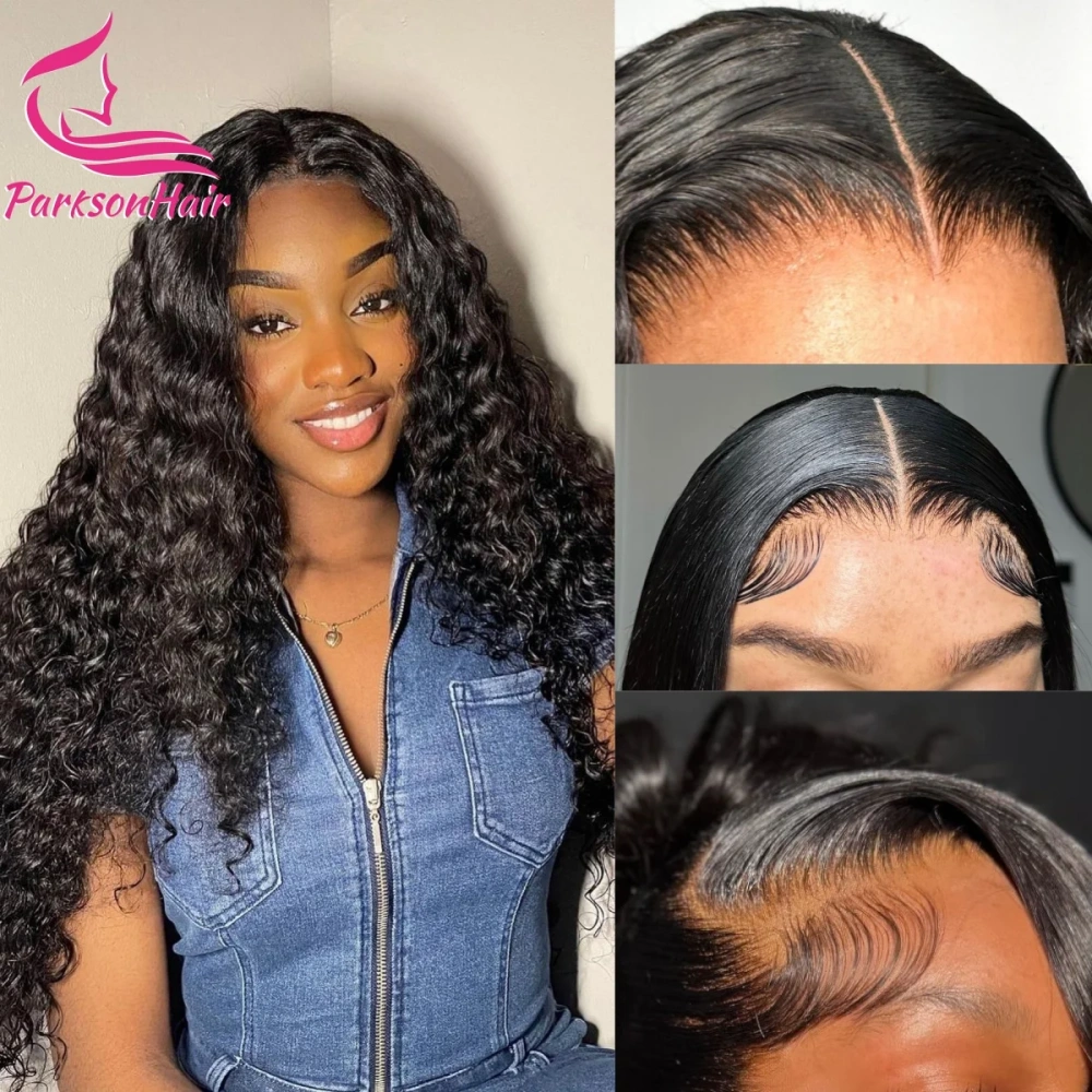 36 Inch Burmese Curly Human Hair Wig HD 13x4 Full Lace Frontal Wigs For Women Pre Plucked Swiss Lace Front Brazilian Curly Wig