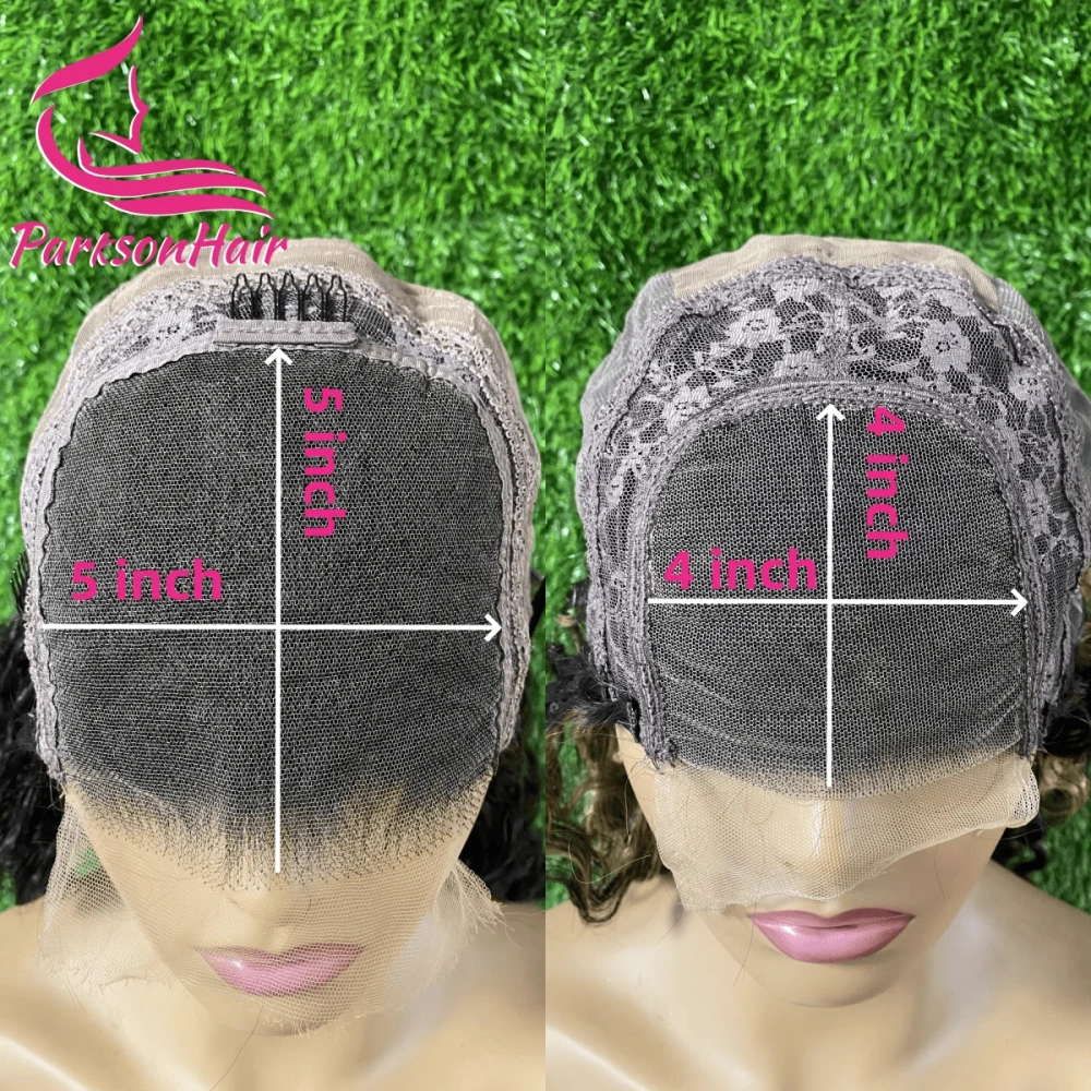 HD Lace Glueless Human Hair Wig Kinky Straight Lace Front Wig Pre Plucked Ready To Go 5x5 HD Human Hair Lace Closure Wig No Glue