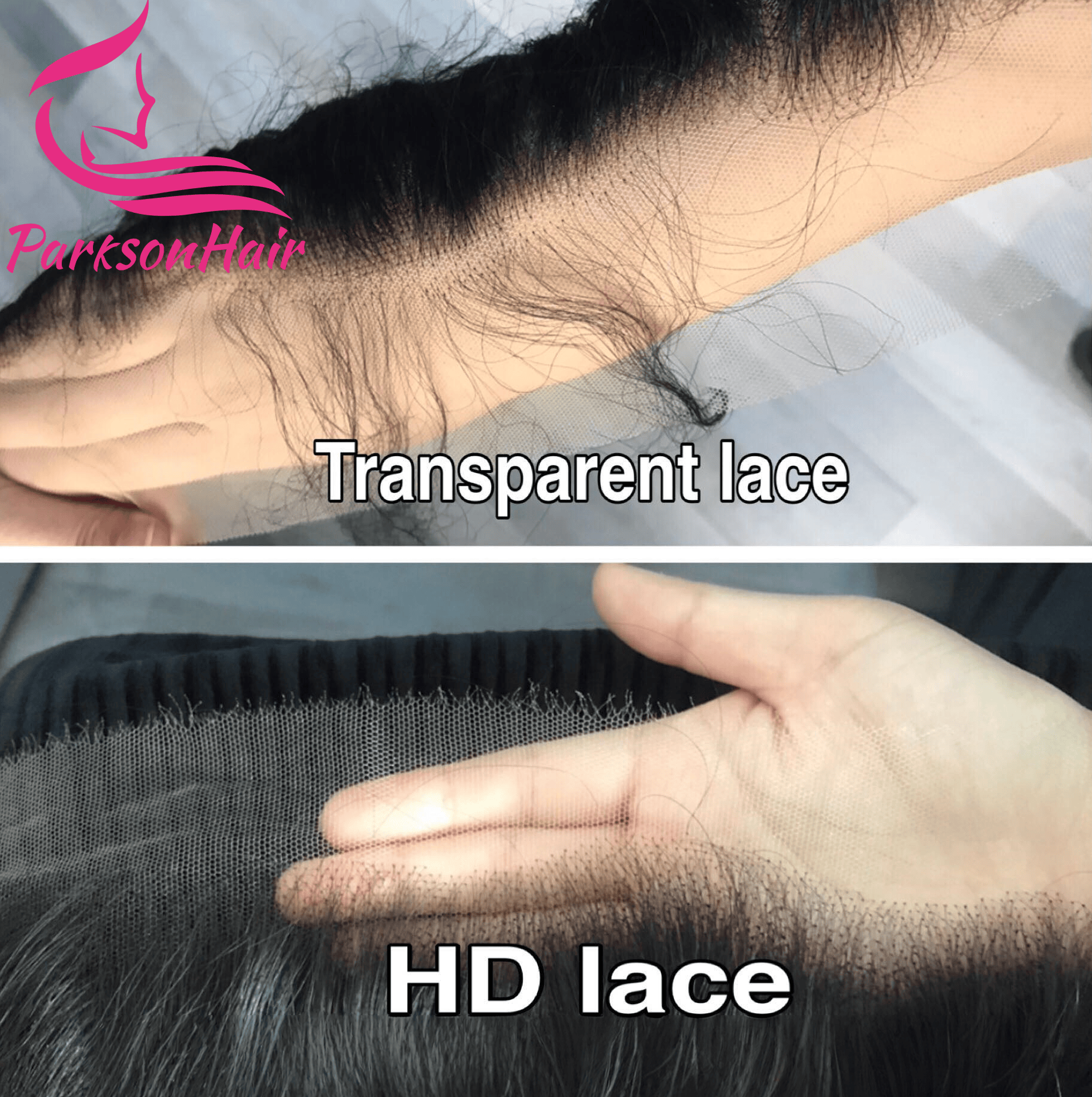 ParksonHair HD Lace Human Hair Wigs 200% Density Exotic Curly 13x4 HD Lace Frontal Wigs Pre Plucked Natutal Black