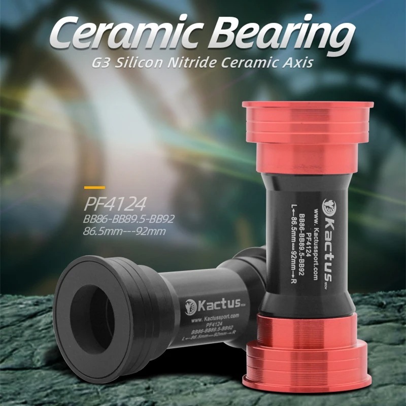 KACTUS PF41 Ceramic Bottom Bracket - for Shimano 24mm - Low Friction - For Bike BB86/92
