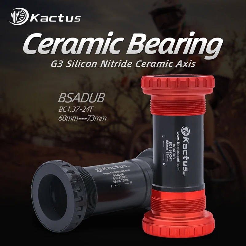KACTUS BSA 68/73mm bb Ceramic central movement -Threaded for sram dub Crank