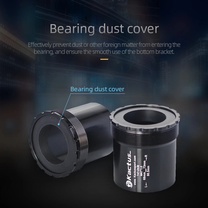 KACTUS T47DUB Bottom Bracket  Ceramic 86.5mm Shell - Threaded for Gravel/road - fit for SRAM DUB