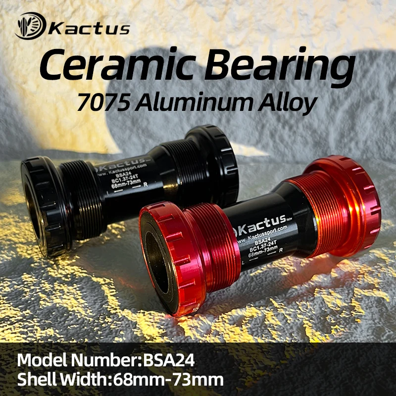 KACTUS PF41 Ceramic Bottom Bracket丨for Shimano 24mm丨For Bike BB86/92丨Low Friction