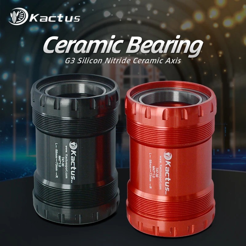 已修改完成KACTUS T47 68/73mm Ceramic Bicycle bottom brackets - fit for SRAM BB30 Rotor 30mm Cranks