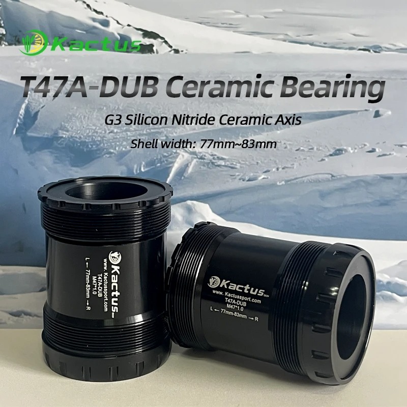 已修改完成KACTUS T47A DUB Bottom Bracket Ceramic  - for 77/83mm Threaded bike stand - Fit for SRAM DUB Cranks