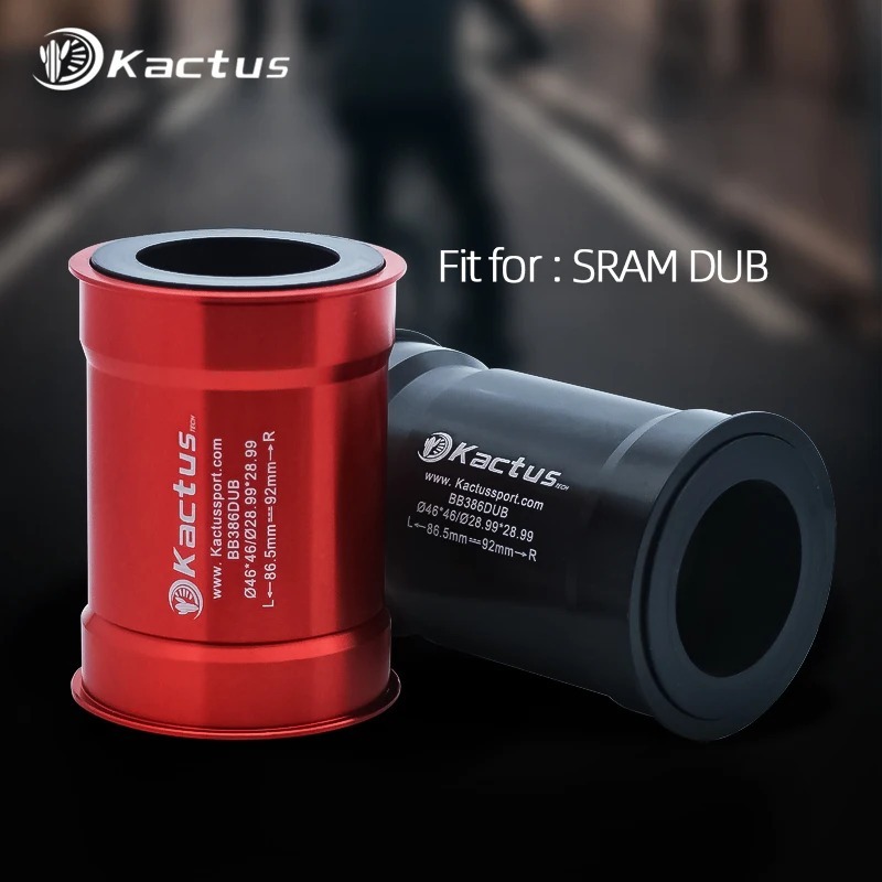 不修改完成KACTUS BB386 DUB Bottom Bracket Ceramic - Press Fit 86.5/92mm - fit for SRAM DUB crankset