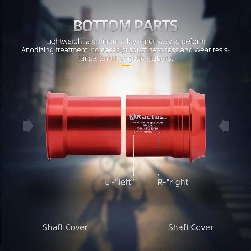 不修改完成KACTUS BB79-30 Ceramic Bottom Bracket - Press-Fit for Cervelo - for 30mm axis crankset