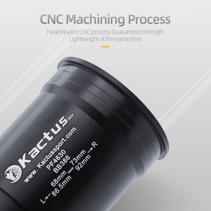 不修改完成KACTUS BB386 46mm Pressfit Bottom Bracket Ceramic - for 68-92mm shell -  for 30mm axis cranks