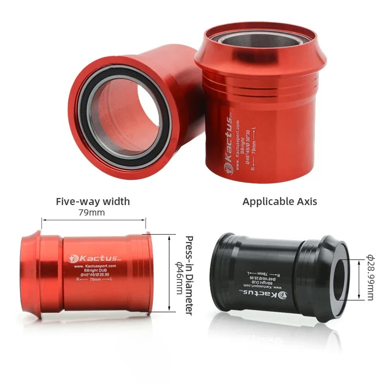 修改完成KACTUS BB79 DUB Bottom Bracket Ceramic - Press-Fit for Cervelo BBright shell - fit for 28.99mm cranks