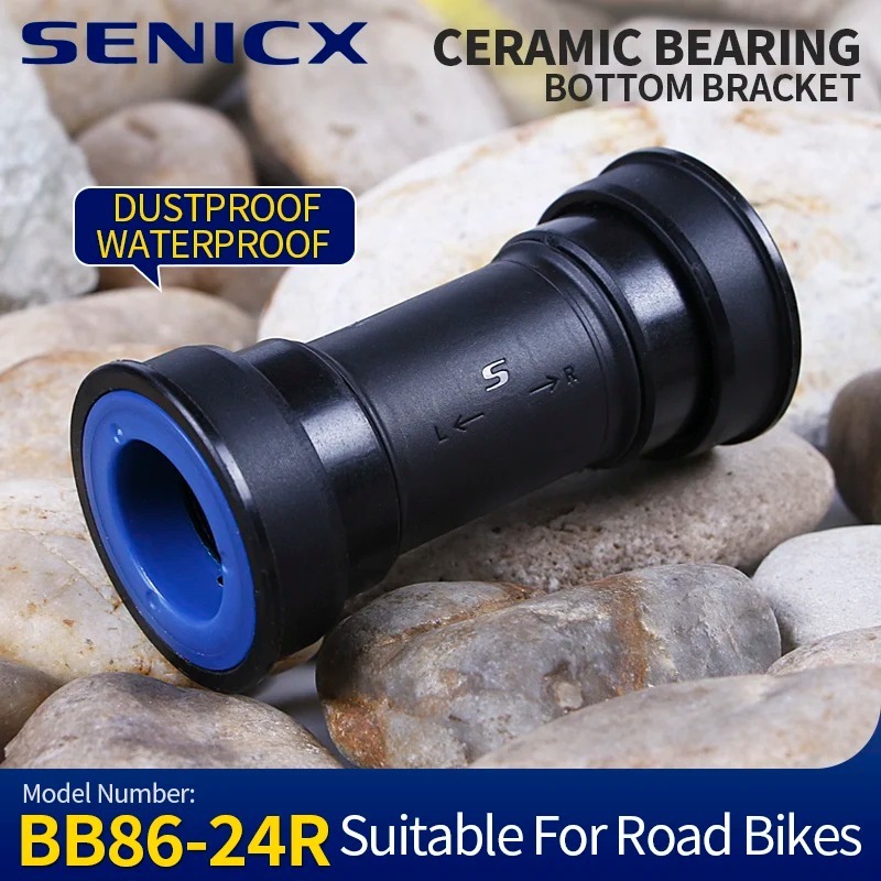 SENICX Pressfit BB86 24mm Shaft - Suitable for Shimano / SRAM GXP - Ceramic Bottom Bracket