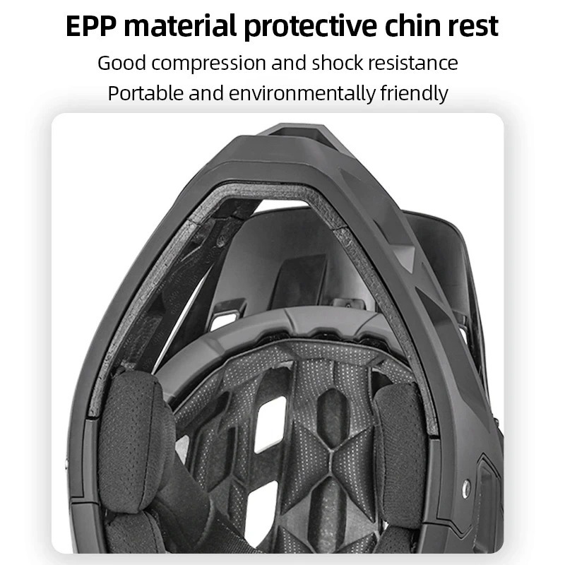 Full Face MTB Cycling Helmet - for Man Adult - DH BMX Off-Road - Ultralight CE Safety Ciclismo