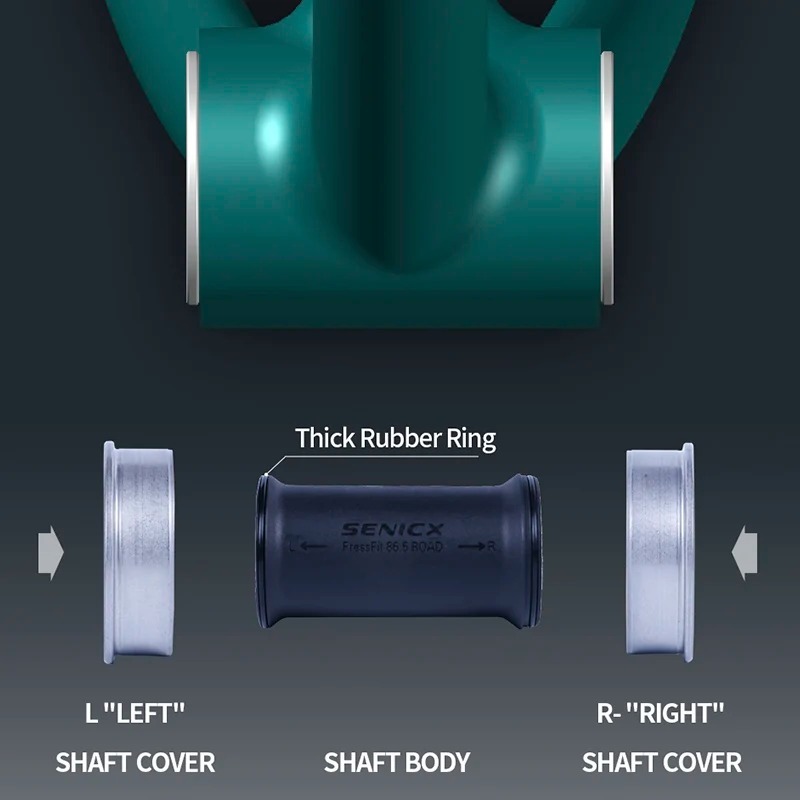 SENICX BB86 DUB Bottom Bracket Press Fit 41mm Ceramic - Suitable for SRAM DUB 28.99mm Axis