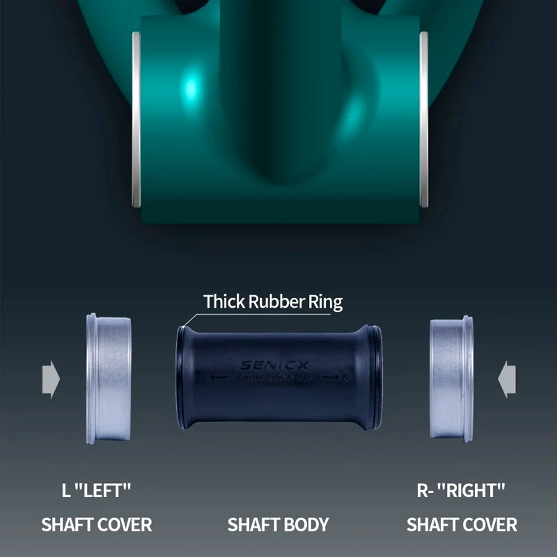 SENICX Mountain Bike Ceramic Bottom Bracket Suitable for SRAM DUB 28.99mm Axis Mtb Crankset Bicycle Center Shaft Press Fit BB92