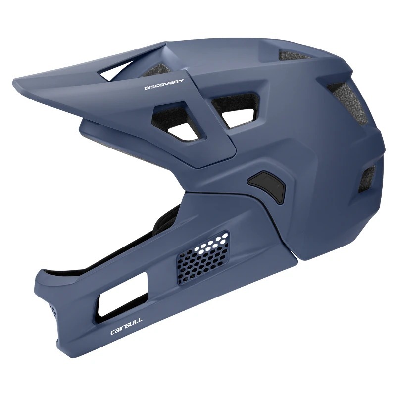 CAIRBULL Men's MTB Bike Helmet Full Face - 54-61cm Unisex - for Downhill Off-road XC - blue