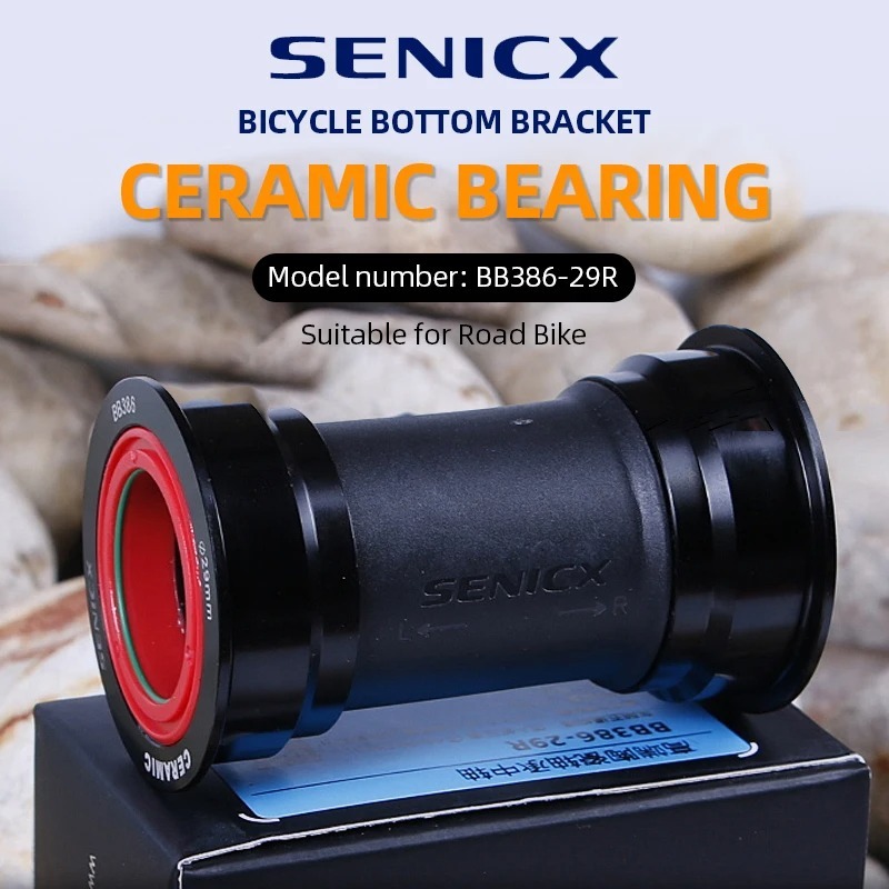 SENICX Ceramic Bearing Bottom Bracket BB386 - Suitable for SRAM DUB Crankset