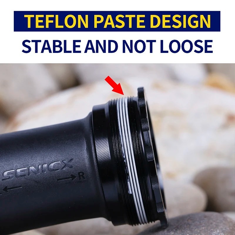 SENICX Bottom Bracket T47 BB Ceramic 85.5mm - Fit for SRAM BB386 EVO 30 Bicycle Crank