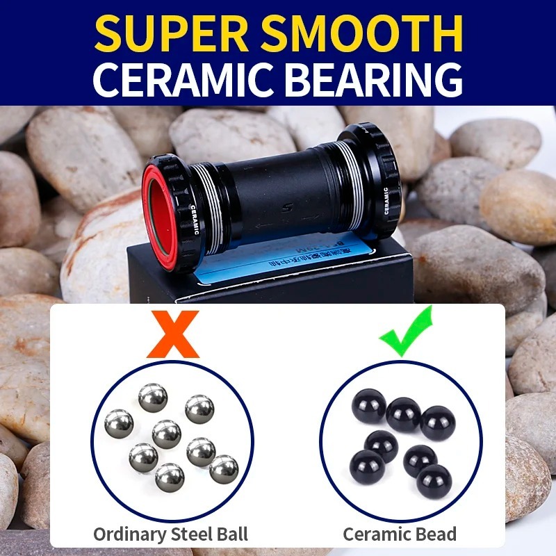 SENICX Bsa 68/73 Thread Bottom Bracket - Suitable for SRAM / DUB - Mountain Bike Ceramic BB
