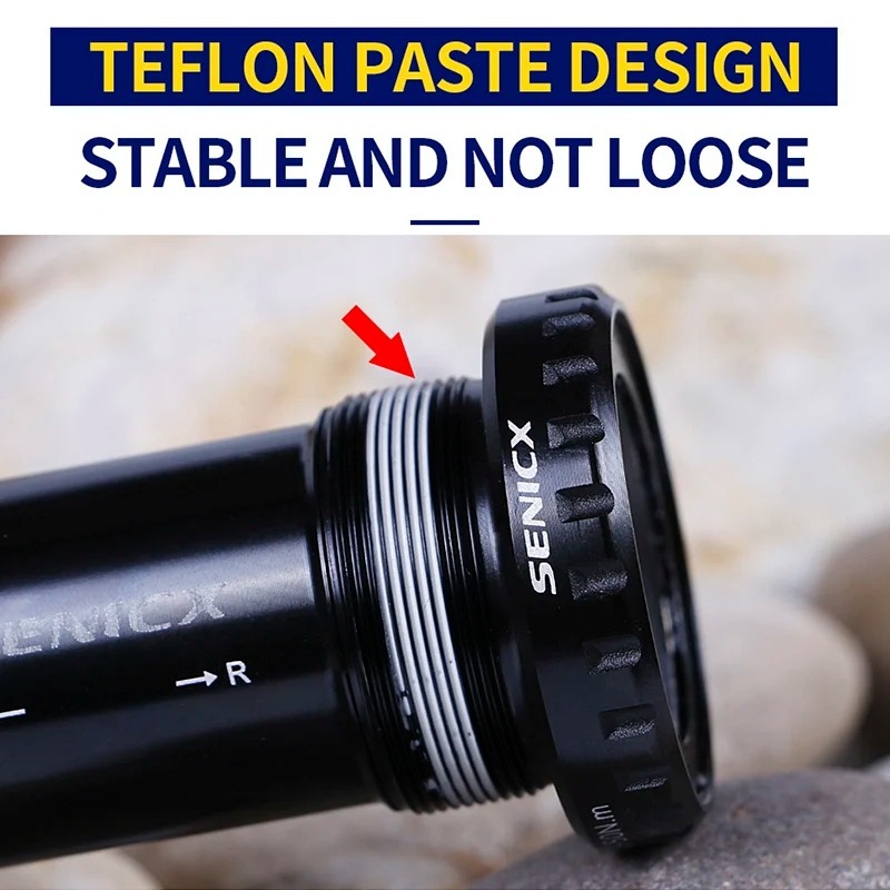 SENICX BSA30 Bottom Bracket Ceramic Bearing BB for 68mm Road Bicycle Suitable for SRAM Crankset Universal Bike Central Movement