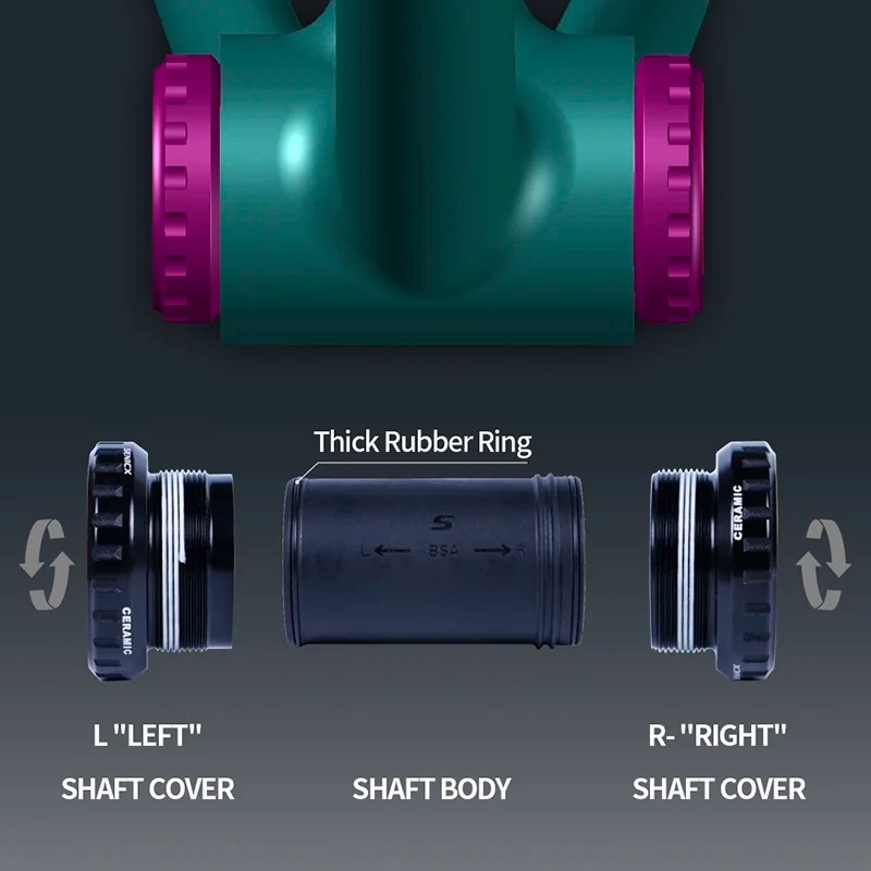 SENICX BSA Ceramic Central Movement - Fit for SRAM / DUB Road Bike Bicycle Accessories