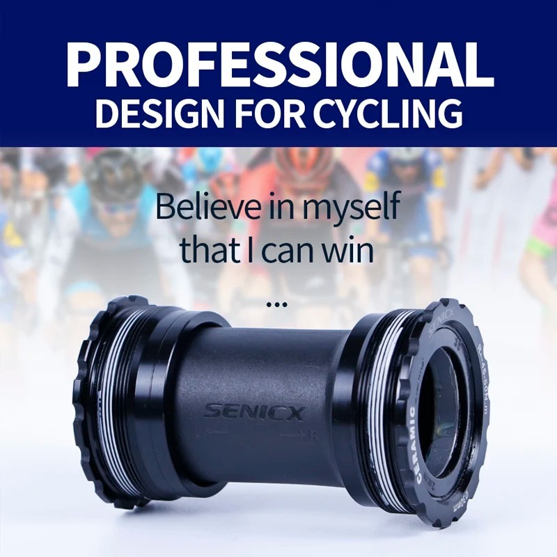 SENICX Bottom Bracket T47 BB Ceramic 85.5mm - Fit for SRAM BB386 EVO 30 Bicycle Crank