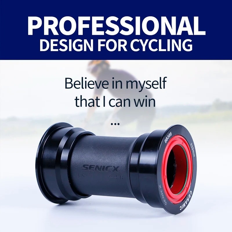 SENICX Ceramic Bearing Bottom Bracket BB386 - Suitable for SRAM DUB Crankset