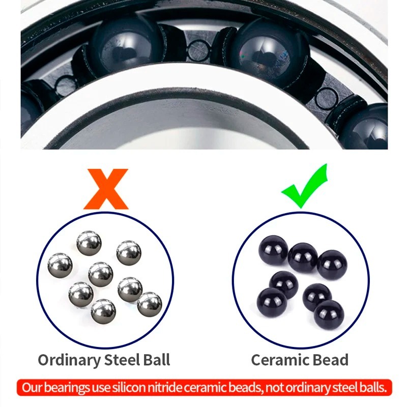 SENICX Road Bike T47 Bottom Bracket 68mm Width Bicycle Frame Ceramic Bearing Central Movement Suitable for SRAM 30mm Axis Crank