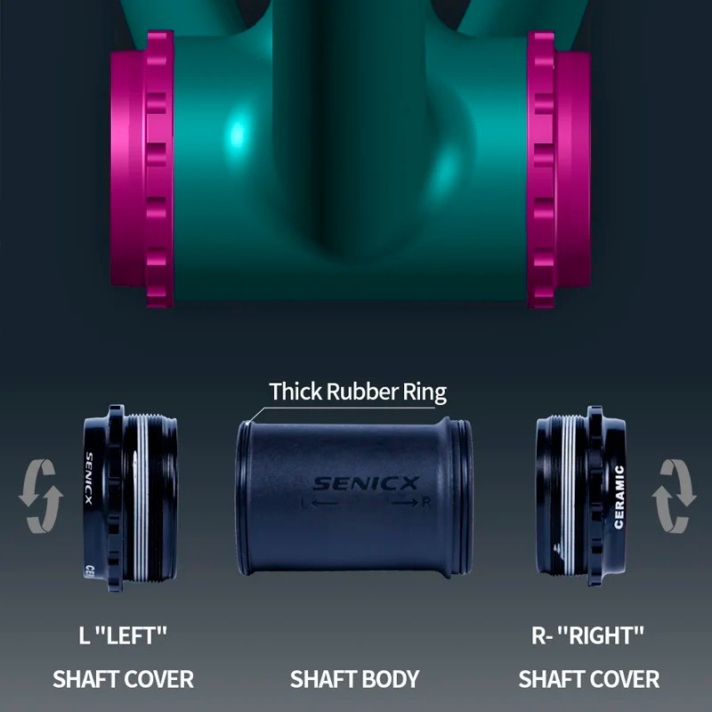 SENICX T47 Ceramic Bottom Bracket 68mm Shell Width  - Fit To SRAM DUB Crankset