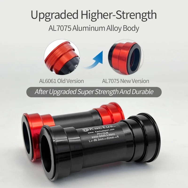 KACTUS Upgraded Steel Bearing PF41 Bottom Brackets - for SRAM DUB BB86 Road MTB Bike Parts