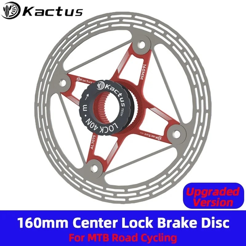 KACTUS TECH Upgrade 160mm Center Lock Bicycle Disc Brake - for Both Road/MTB Float Rotor