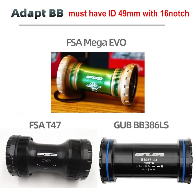 Bottom Bracket BB49-16 Notch Wrench Bicycle Repair Tool KACTUS BB386 Thread Bottom Bracket BB Tools for FSA MEGA EVO T47