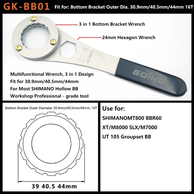 Bicycle Bottom Bracket Wrench series - BB Install Bike Tools - fit for Sram BSA FSA DUB BB